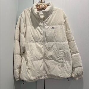 Women's White Puffer Jacket